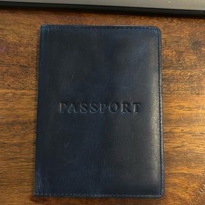 Jcrew leather passport case